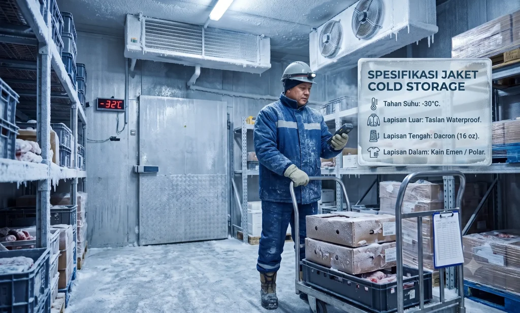 Jaket Cold Storage Tahan -30°C: Rahasia Perlindungan Maksimal Pekerja Ekstrim