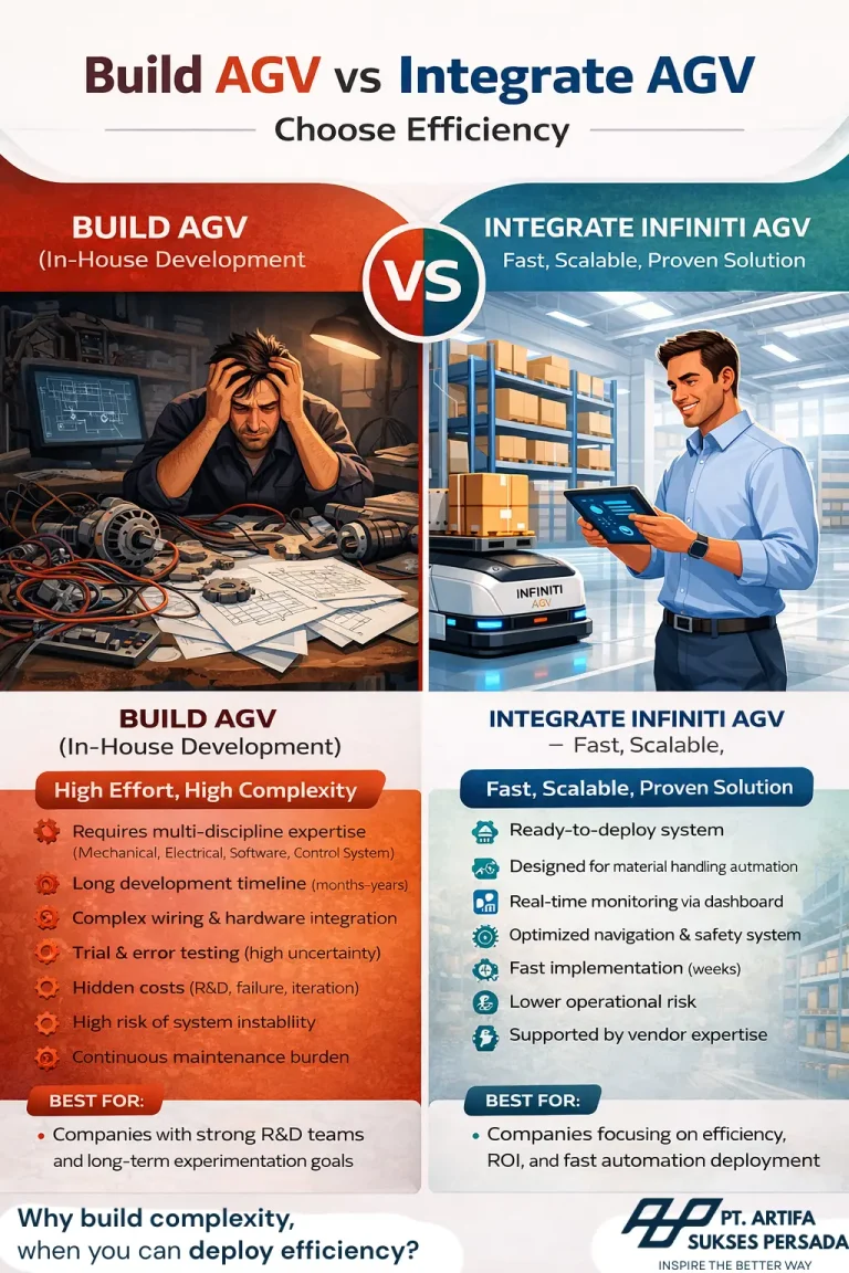 Tabel-perbandingan AGV Infiniti vs Developt AGV sendiri