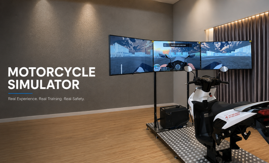 Simulator Motor untuk Industri: Pentingnya Training Safety Berkendara
